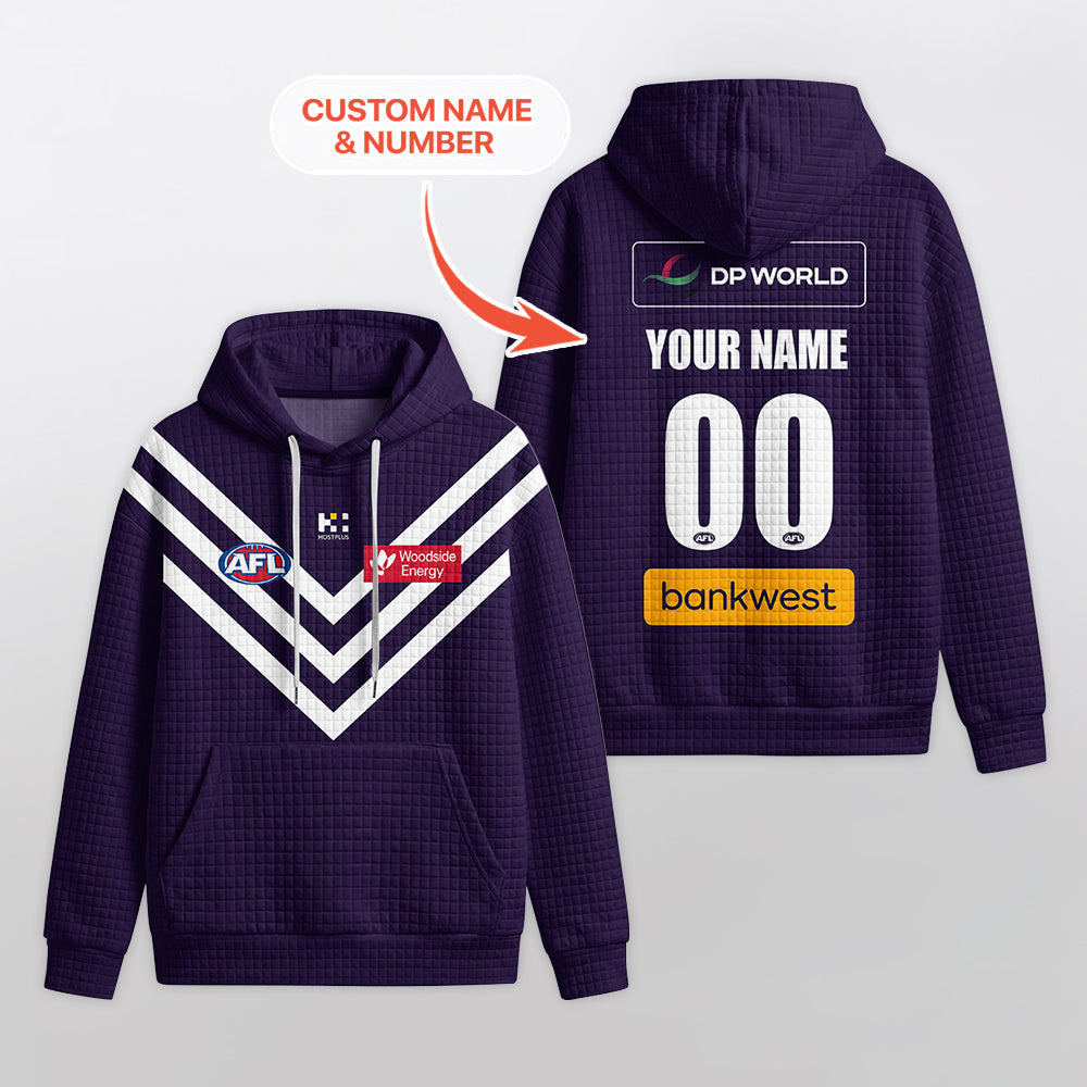 Fremantle Dockers Unisex Waffle Hoodie