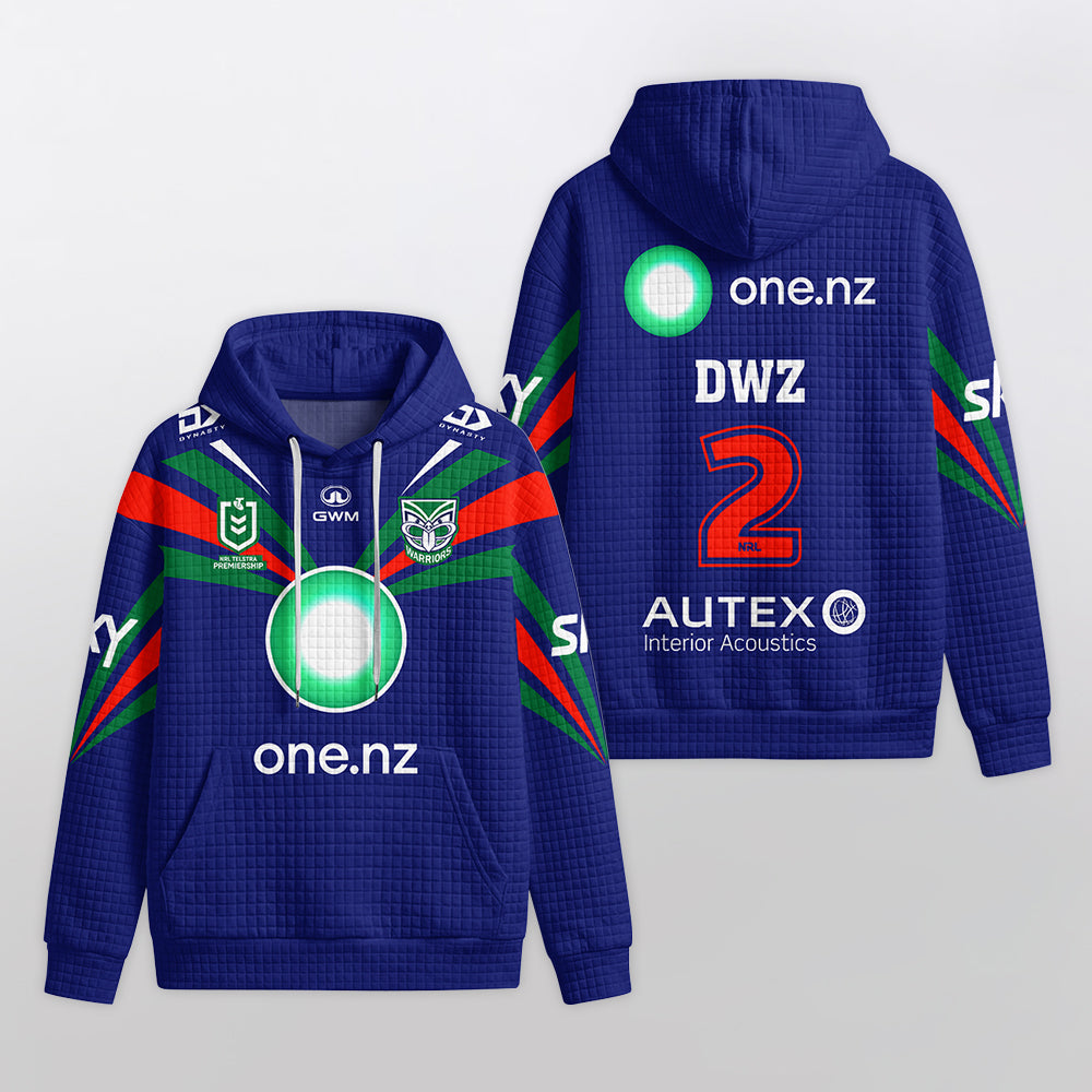 New Zealand 2026 Home Unisex Waffle Hoodie