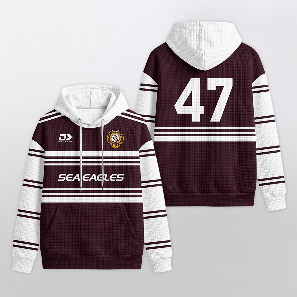 Manly Warringah 47 Waffle Hoodie