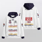 Adelaide Football 2026 White Waffle Hoodie