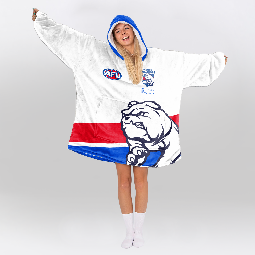 Western Bulldogs Unisex Blanket Hoodie