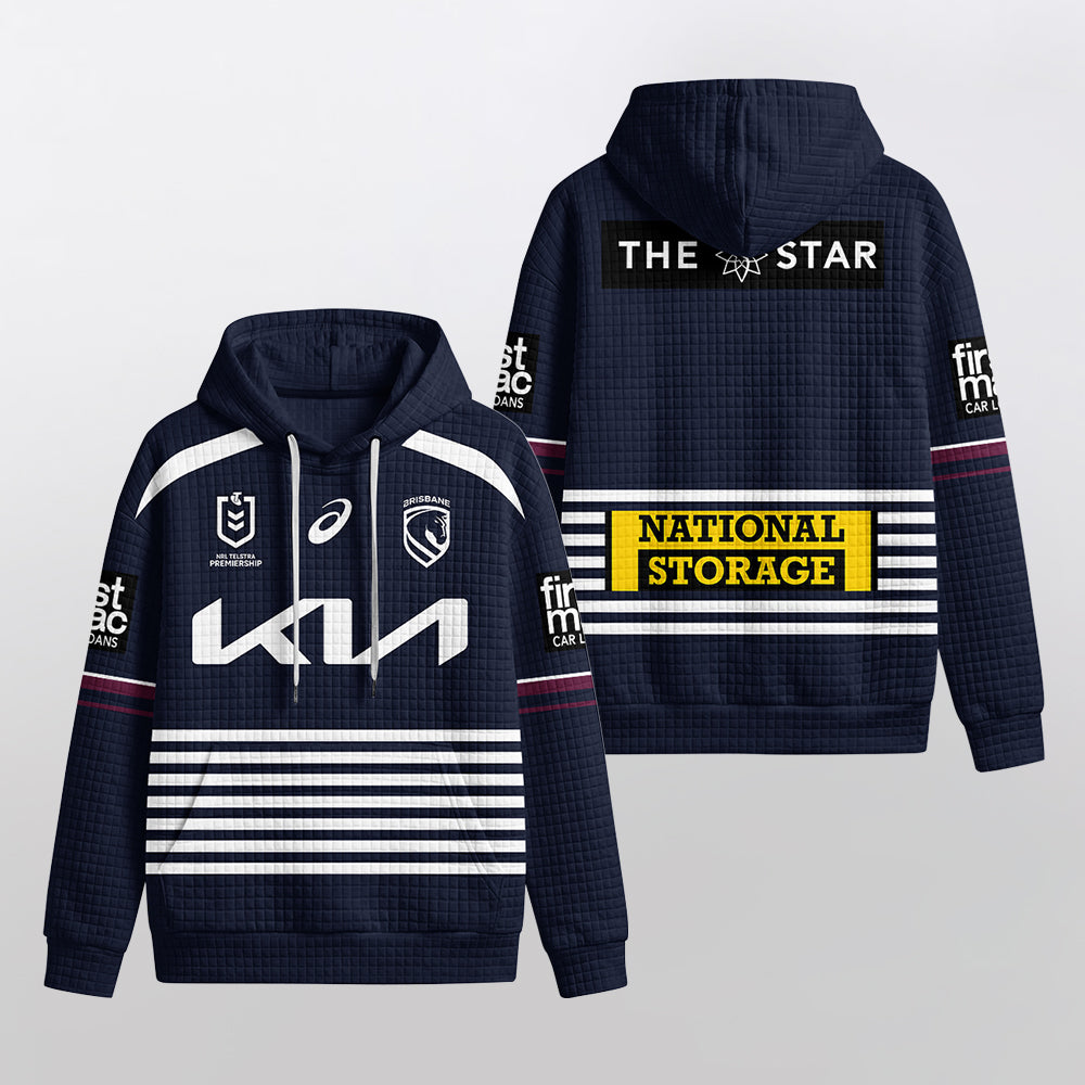Brisbane Away Waffle Hoodie