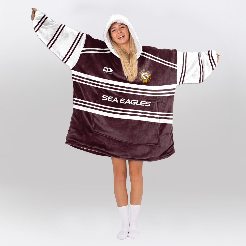 Manly Warringah Unisex Blanket Hoodie