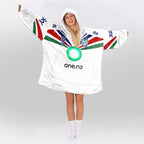 New Zealand 2026 Erin Clark 13 Away Unisex Blanket Hoodie