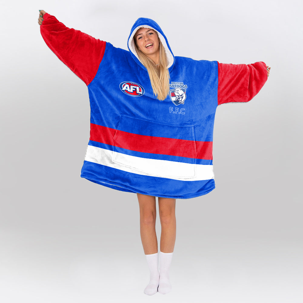 Western Bulldogs Unisex Blanket Hoodie
