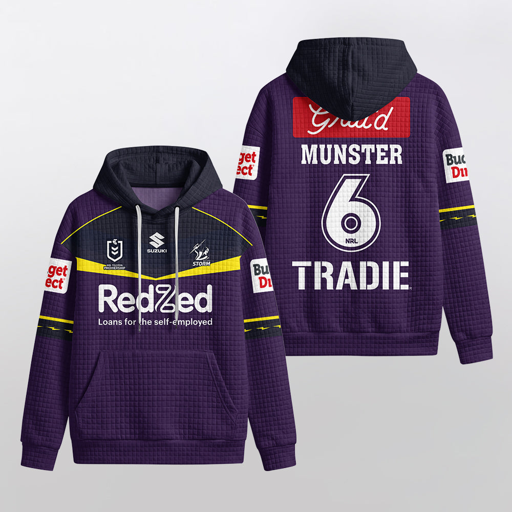 Melbourne Cameron Munster Unisex Home Waffle Hoodie