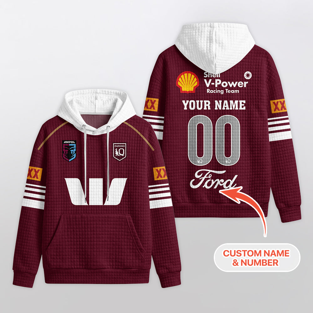Queensland Rugby 2026 Waffle Hoodie