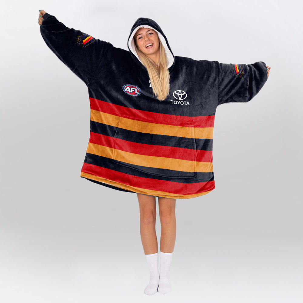 Adelaide Football 2026 Home Blanket Hoodie