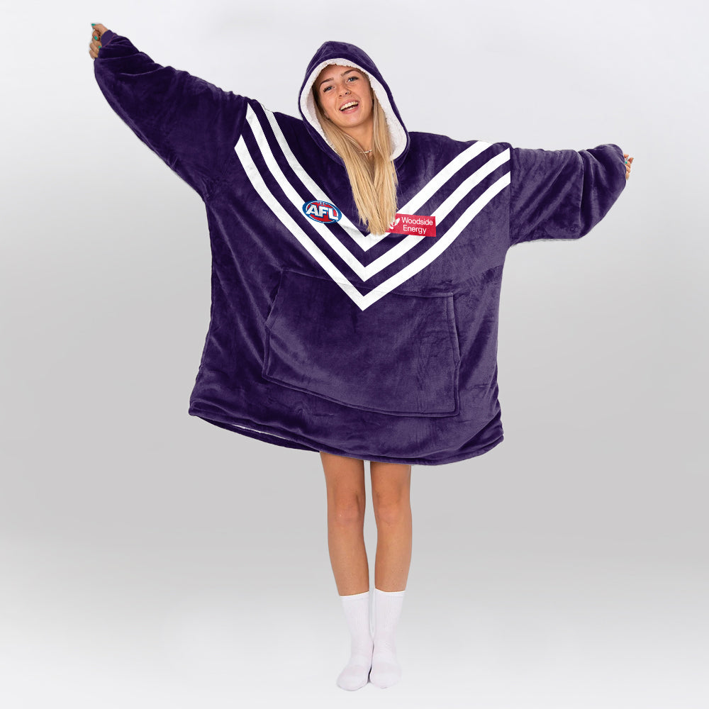 Fremantle Dockers Unisex  Blanket Hoodie
