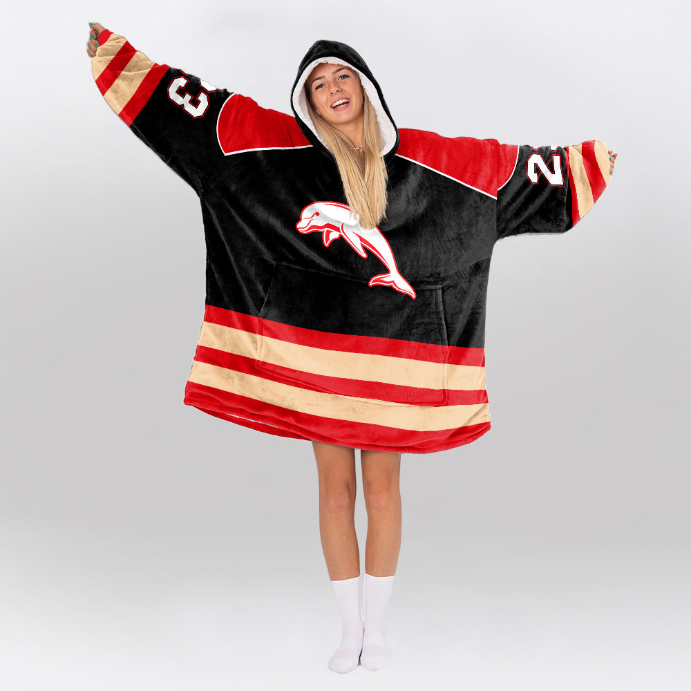 Dolphins Unisex Blanket Hoodie