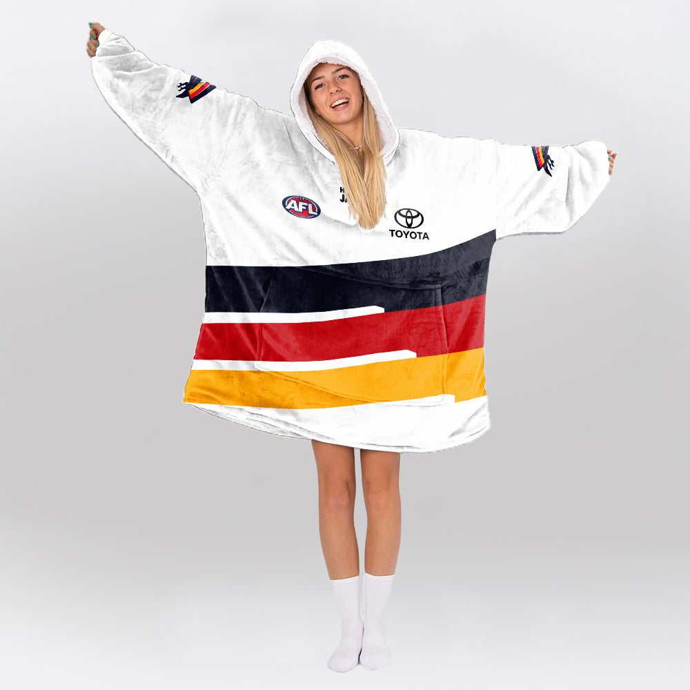 Adelaide Football 2026 Away Blanket Hoodie