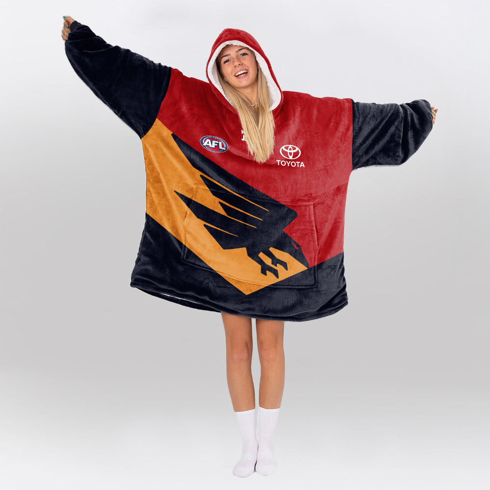 Adelaide Football 2026 Gather Round Blanket Hoodie