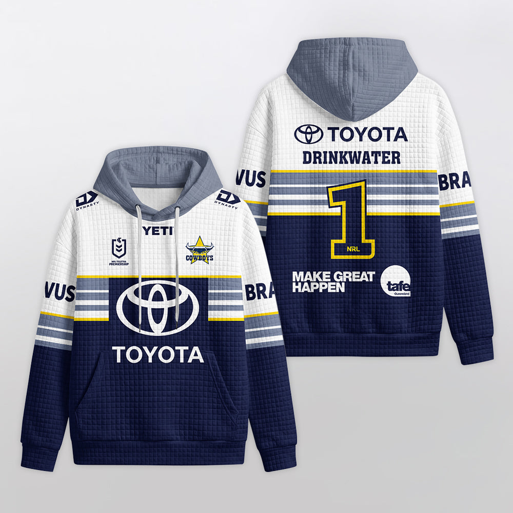 North Queensland Drinkwater 1 Away Waffle Hoodie