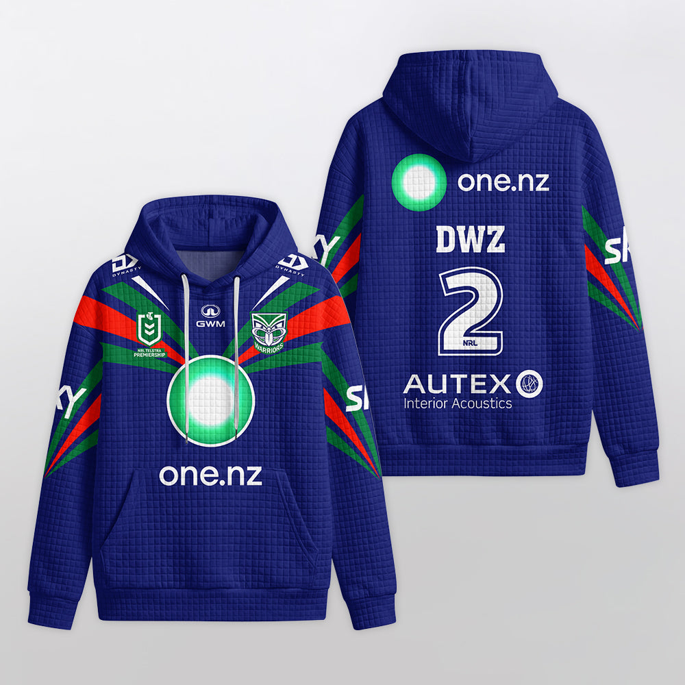 New Zealand 2026 Home Unisex Waffle Hoodie