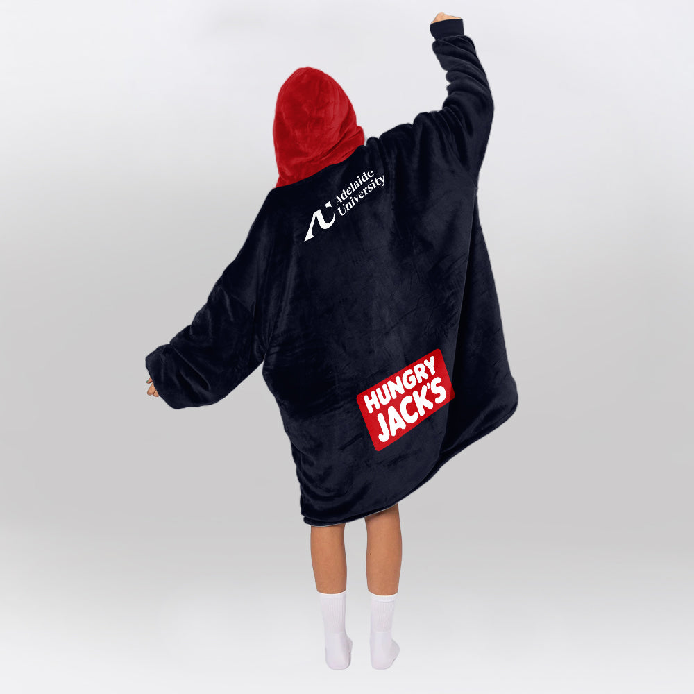 Adelaide Football 2026 Gather Round Blanket Hoodie
