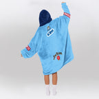 NSW Blues Rugby Blanket Hoodie