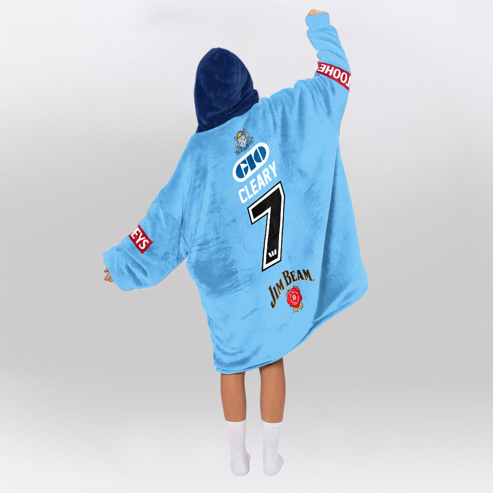 NSW Blues Nathan Cleary Blanket Hoodie