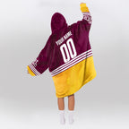 Brisbane Rugby Old School Blanket Hoodie