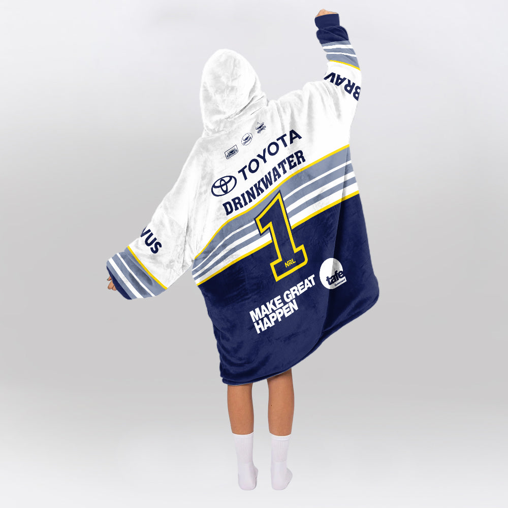 North Queensland Drinkwater 1 Away Blanket Hoodie