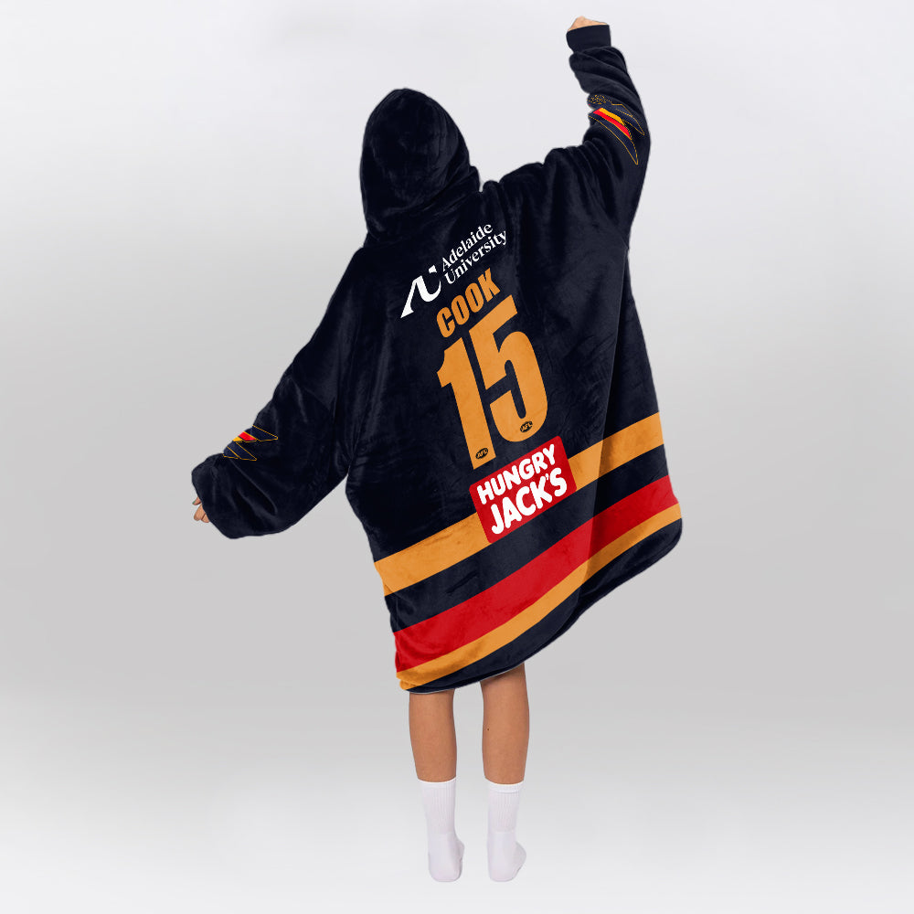 Adelaide Football 2026 Home Cook 15 Blanket Hoodie
