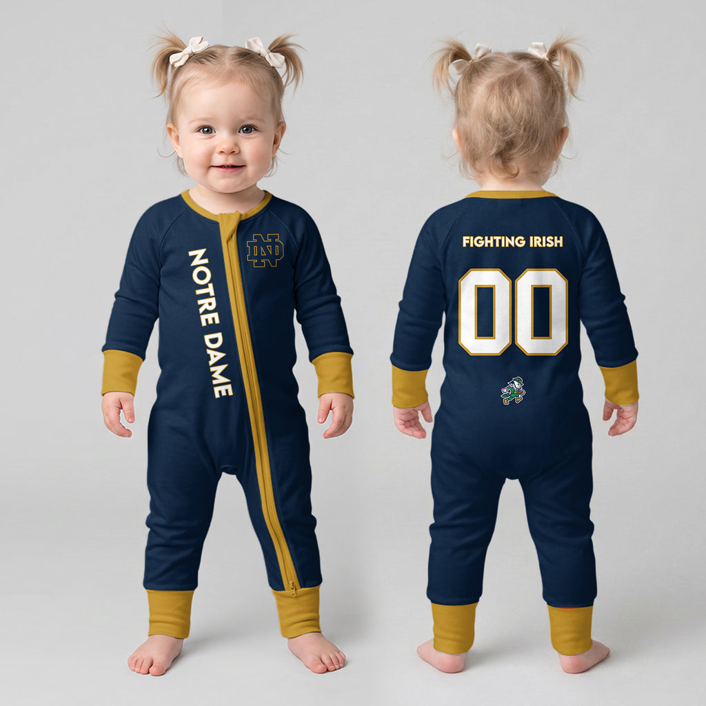 Notre Dame F.I Football!! Inspired Bamboo Convertible Zippy