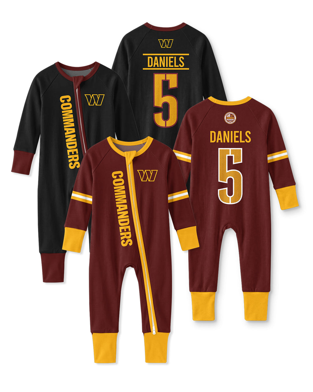 Commanders Football! Inspired Bamboo Convertible Zippy