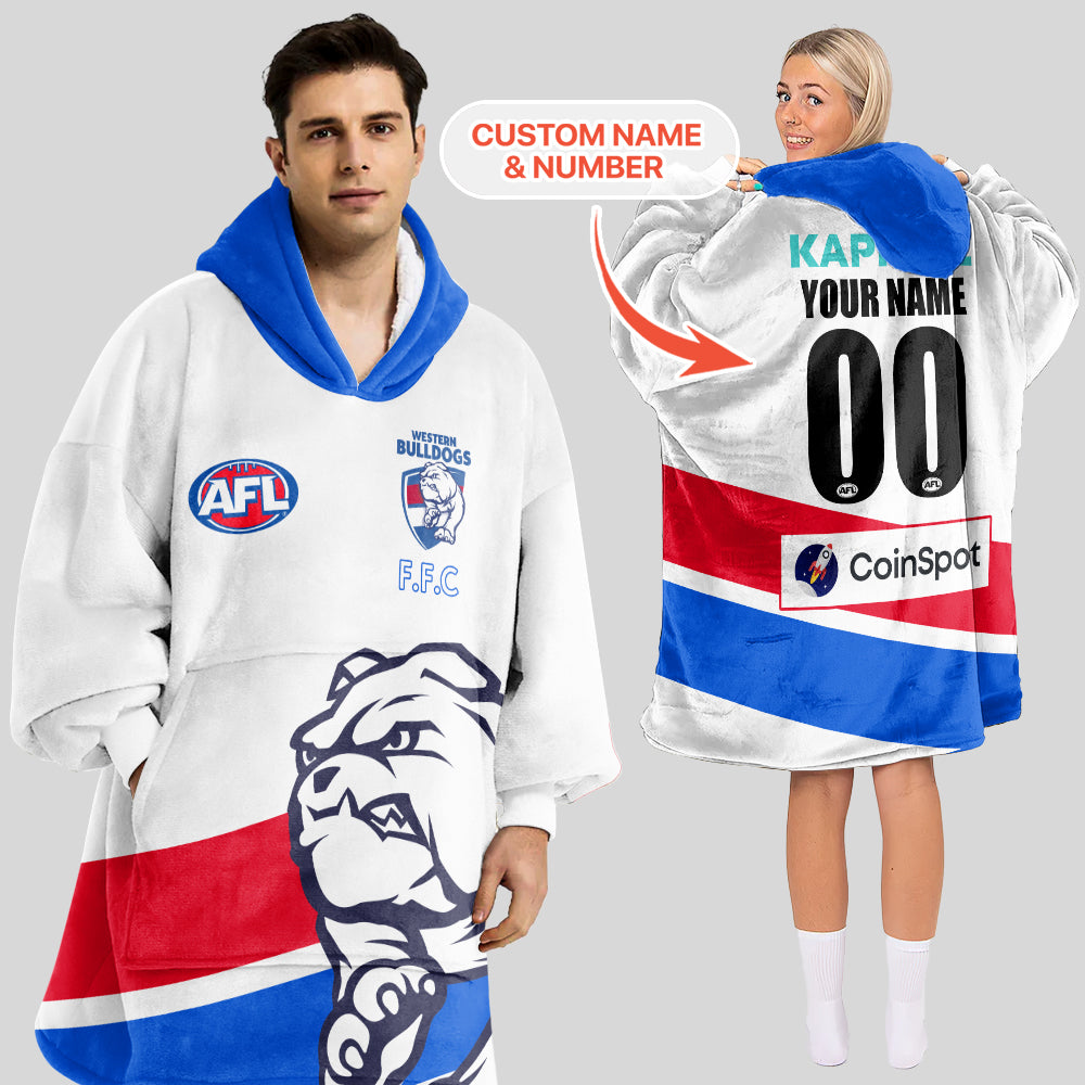 Western Bulldogs Unisex Blanket Hoodie