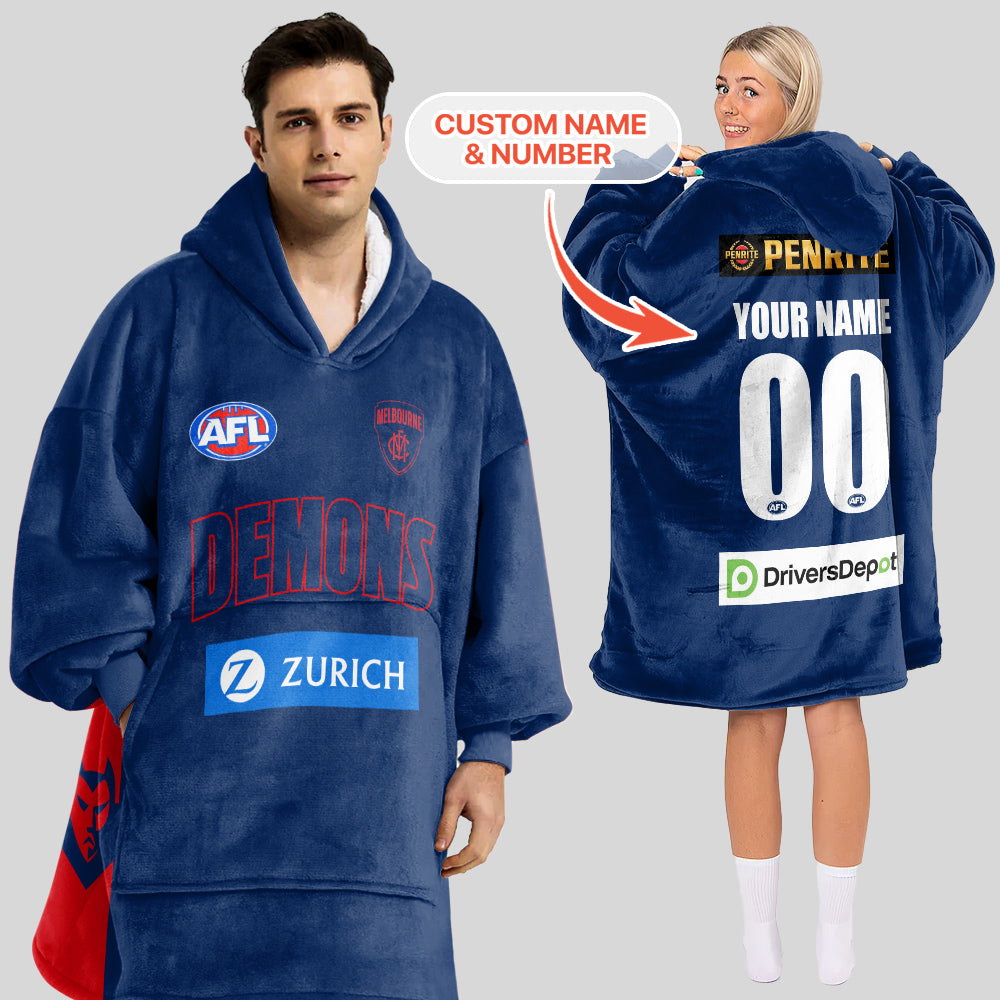 Melbourne Unisex Blanket Hoodie