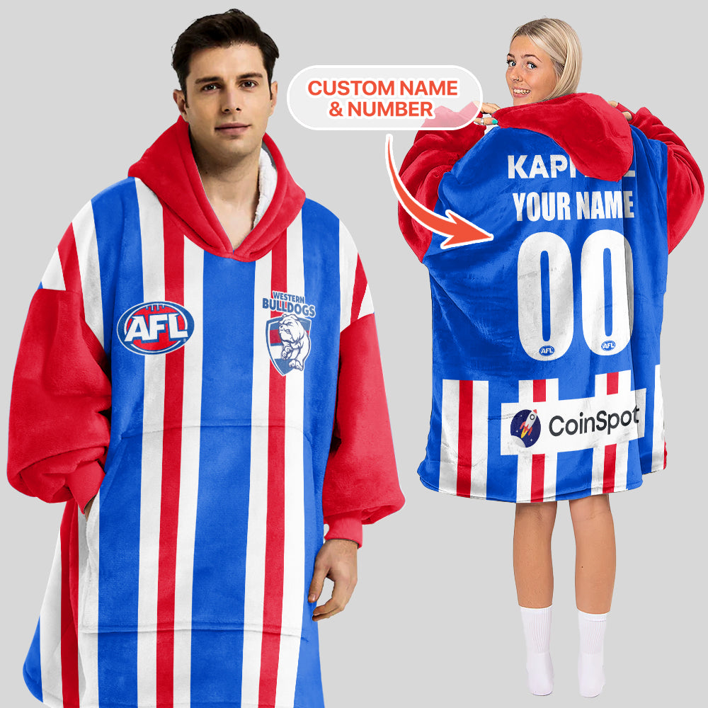 Western Bulldogs Unisex Blanket Hoodie