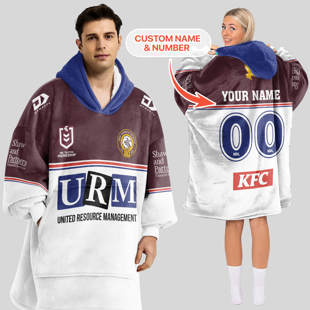 Manly Warringah Unisex Blanket Hoodie